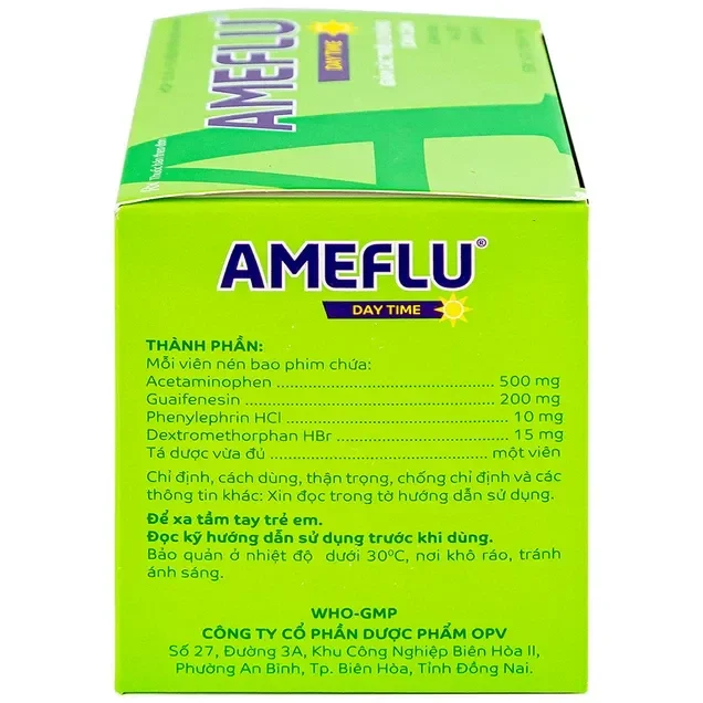 Ameflu uống trong bao lâu