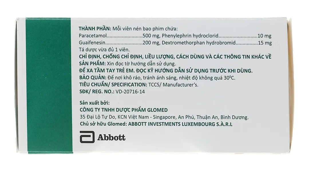 Glotadol flu là thuốc gì