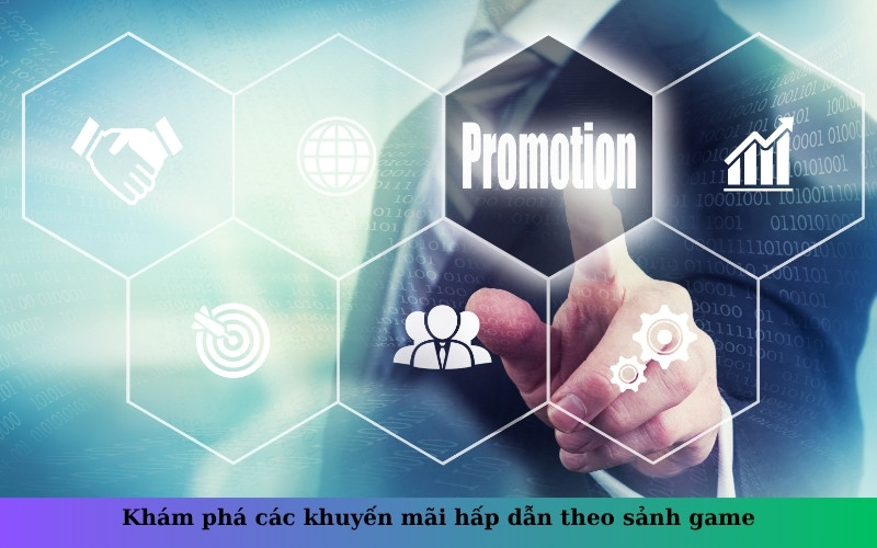 Khám phá các khuyến mãi hấp dẫn theo sảnh game